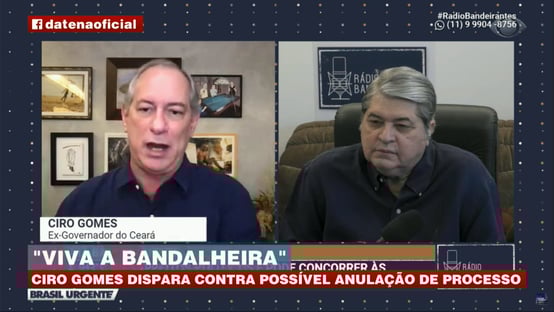 Ciro: se Moro for declarado suspeito, passa a boiada todinha
