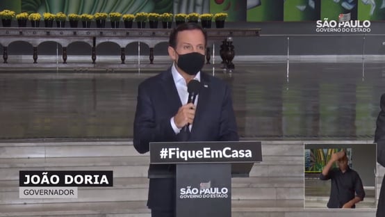 Doria: Coronavac protege contra variantes do vírus