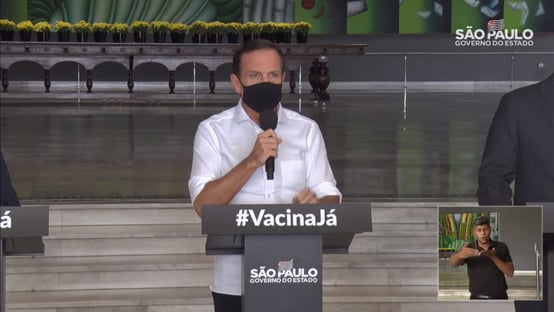 Doria: vacinação de idosos de 72 a 74 anos é antecipada para sexta (19)