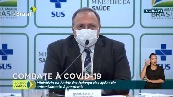 Pazuello: ministério estuda aplicar vacinas contra Covid-19 em crianças