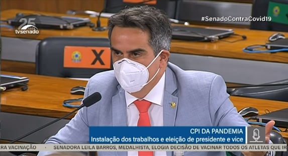 Ciro Nogueira revela voto em Aziz e se diz preocupado com Renan na relatoria