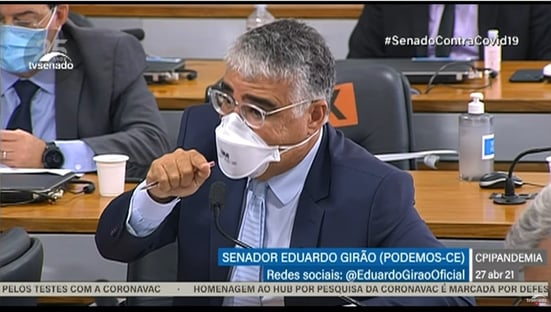 Girão pede que CPI não pegue um para Cristo