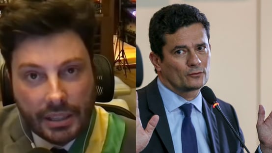 Moro e Gentili no evento do MBL
