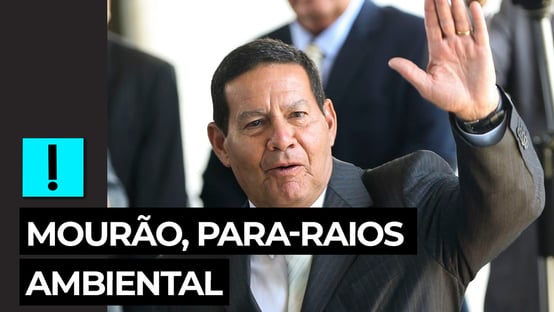 Mourão segue como para-raios do governo na área ambiental