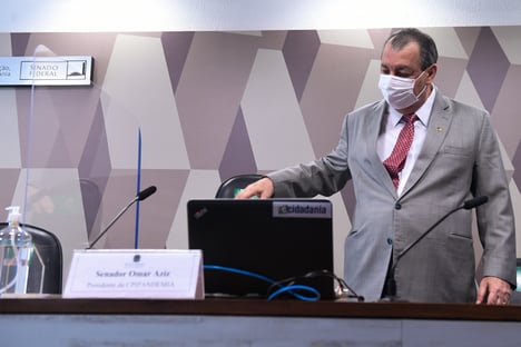Omar Aziz, sobre o fim da CPI da Covid: “É mais fácil acertar os números da Mega-Sena”