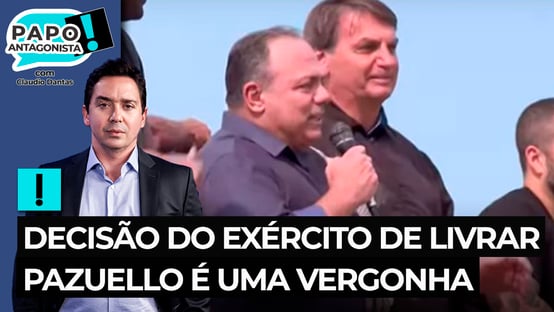 Decisão do Exército de livrar Pazuello é uma vergonha