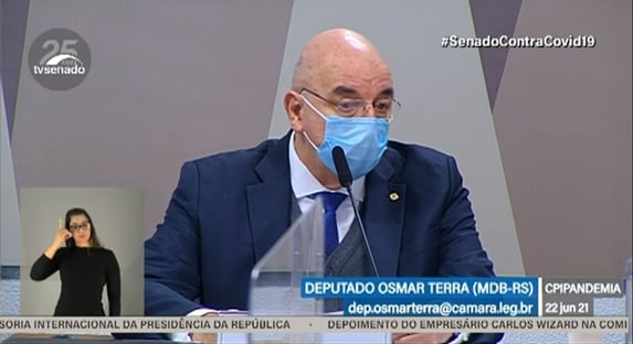 Heinze e Randolfe batem boca na CPI da Covid; assista