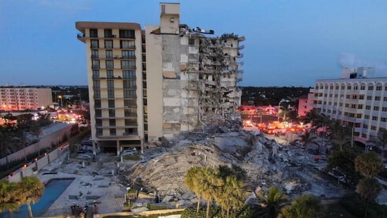 Desabamento de prédio deixa um morto em Miami