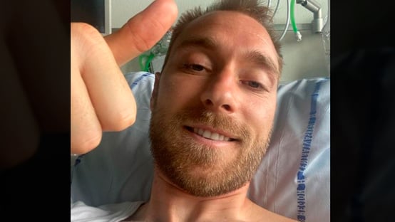 Após passar por cirurgia, Eriksen recebe alta na Dinamarca