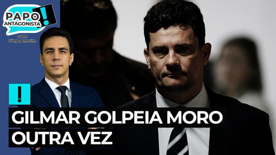 Gilmar golpeia Moro outra vez