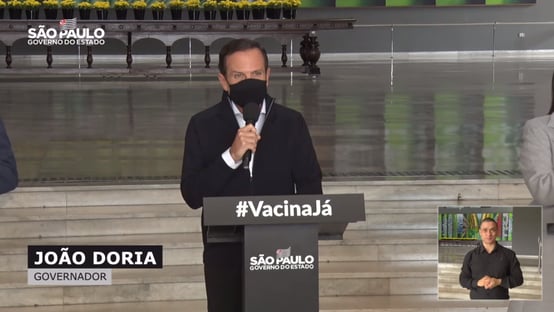 Doria anuncia abertura de cadastro para voluntários dos testes da ButanVac