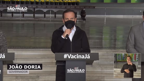 Doria: Butantan vai cumprir entrega de 100 milhões de doses da Coronavac até setembro