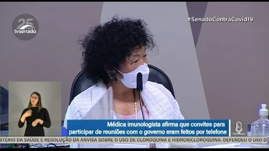 Nise não mostra estudos científicos que confirmam o que ela disse sobre a cloroquina
