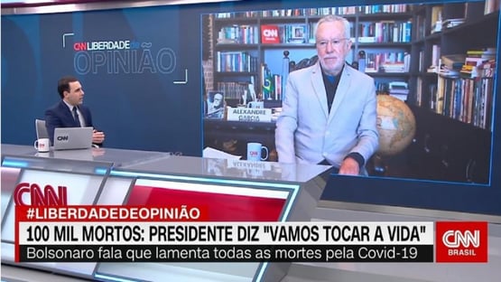 Apresentador da CNN deixa quadro por causa de Alexandre Garcia
