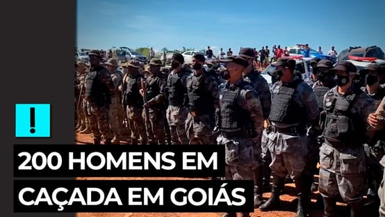 200 homens em caçada em Goiás
