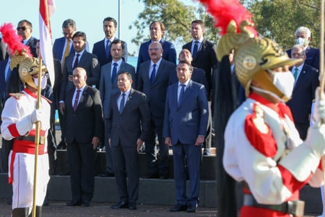 Mourão participa de evento com Bolsonaro e ministros pela primeira vez no ano