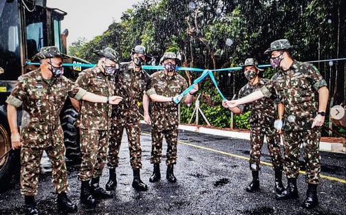 Exército inaugura até via de acesso