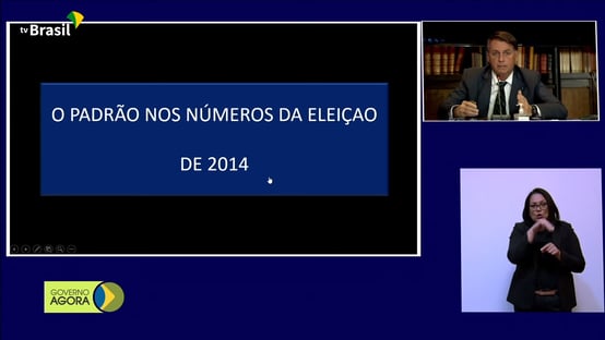 Bolsonaro mente na TV Brasil ao dizer que eleição de Dilma e Aécio teve padrão suspeito