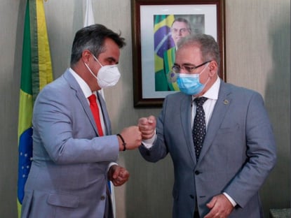 Vamos trabalhar por um Brasil melhor, diz Queiroga a Ciro Nogueira