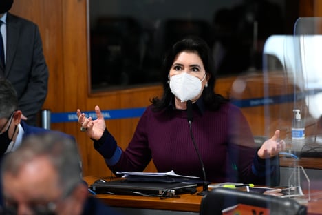 Após Aras afirmar que não recebeu provas da CPI, Tebet diz que ele é “covarde”