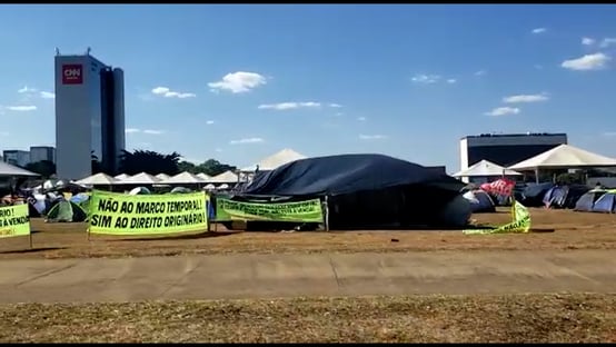 Acampamento em Brasília é de indígenas, não de bolsonaristas