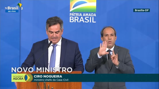 Em discurso de posse, Ciro Nogueira chama Bolsonaro de “timoneiro”
