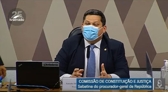 Alcolumbre abre votação para recondução de Augusto Aras