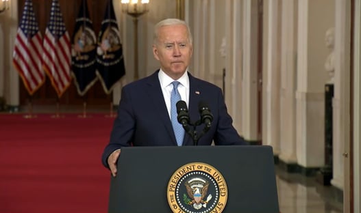Joe Biden: “Cerca de 90% dos americanos que quiseram sair foram retirados”