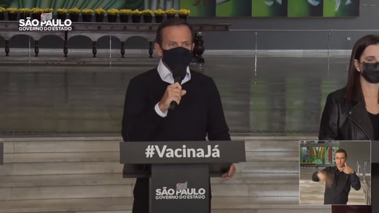 Doria: Ministério da Saúde enviou ontem apenas 50% das vacinas da Pfizer que deveria para SP