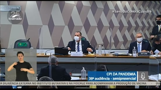 “Nazismo, não!” diz Omar Aziz na CPI