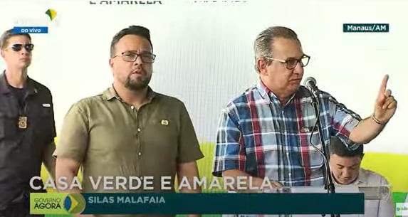 Silas Malafaia faz comício e ataca STF em evento oficial do governo