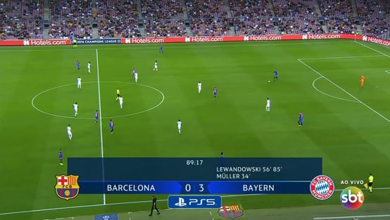 SBT e Barcelona perdem de goleada