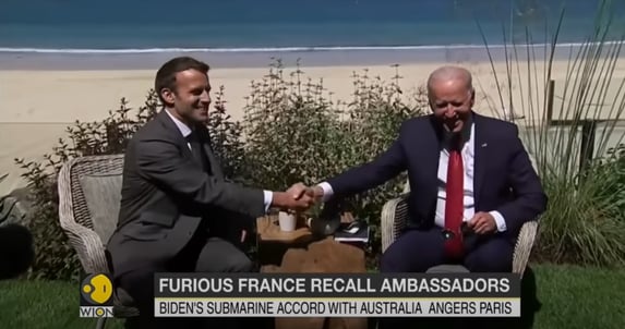 Biden e Macron conversam após crise causada por acordo com Austrália