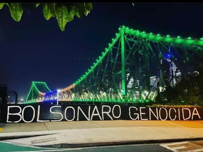 “Bolsonaro genocida” até na Austrália