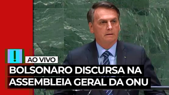 AO VIVO: Bolsonaro discursa na Assembleia Geral da ONU