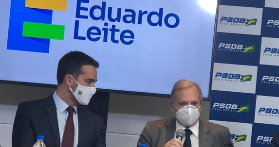 Tasso declara apoio a Eduardo Leite: juntos temos 80% das executivas regionais