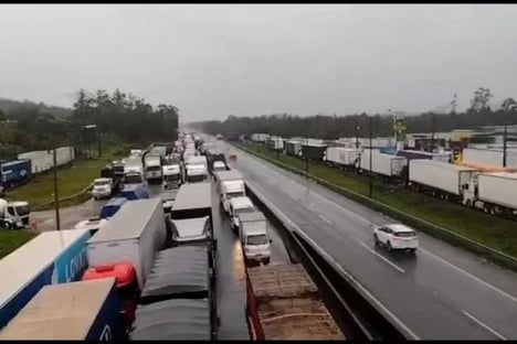 Caminhoneiros contra Bolsonaro
