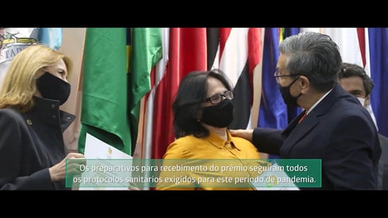 Empresa que teria bancado bolsonaristas em protesto recebeu prêmio do ministério de Damares