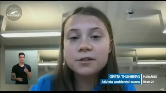 Greta Thunberg: “O que os líderes do Brasil estão fazendo hoje é vergonhoso”