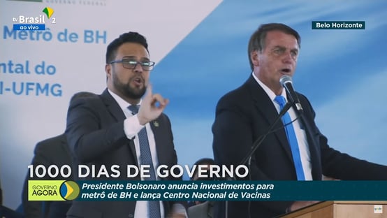 Bolsonaro elogia a “humildade” do “nosso governador Romeu Zema”