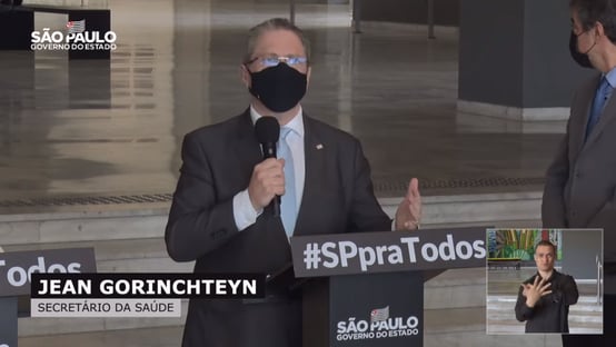 Gorinchteyn: SP volta a ter queda de casos, internações e mortes por Covid