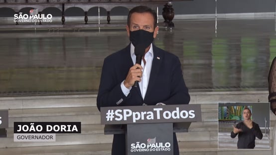 Doria diz apoiar manifestações de 12 de setembro, mas não confirma presença