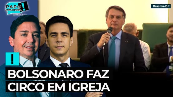 Bolsonaro faz circo em igreja