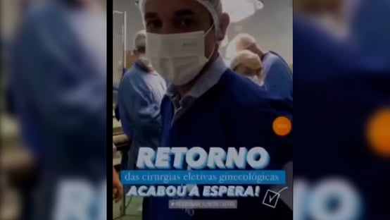 Prefeito grava vídeo durante cirurgia ginecológica; assista