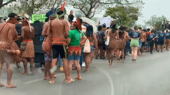 Dia de manifestações na Esplanada