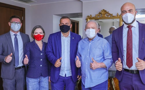 Lula se reúne com lideranças do PROS em Brasília