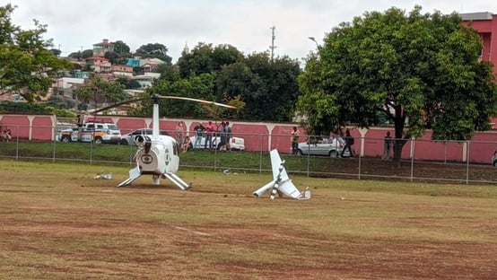 Globocop faz pouso de emergência em Belo Horizonte; ninguém se feriu