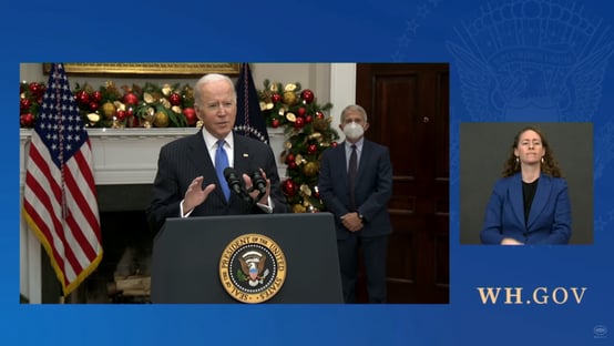 Biden: “Cedo ou tarde” teremos casos da Ômicron nos EUA