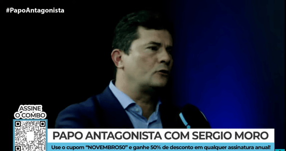 Moro: “Não vou ficar falando que não sou político”