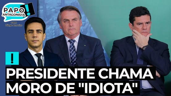 Bolsonaro morre de medo de Moro